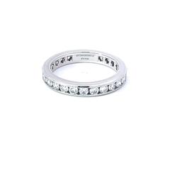 Tiffany & Co. Lady's Platinum-Diamond Wedding Band 25 Diamonds 1.00 Carat T.W.